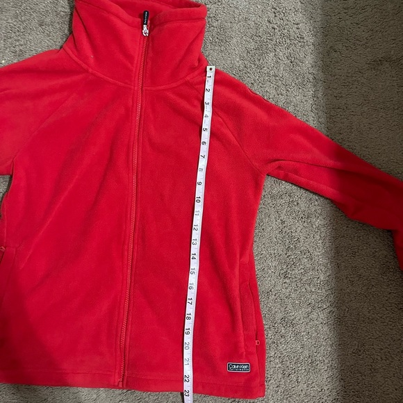 Calvin Klein Performance Women’s Bright Red Jacket Size Medium - Picture 8 of 9